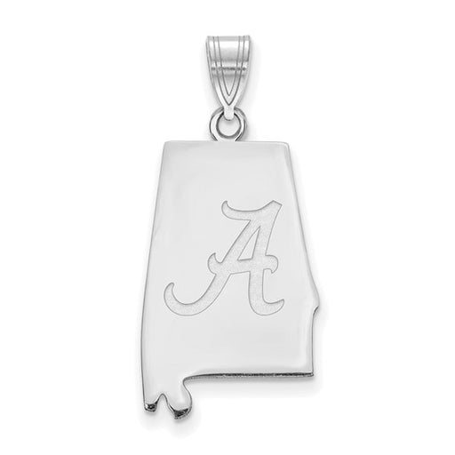 Silver University of Alabama State Pendant