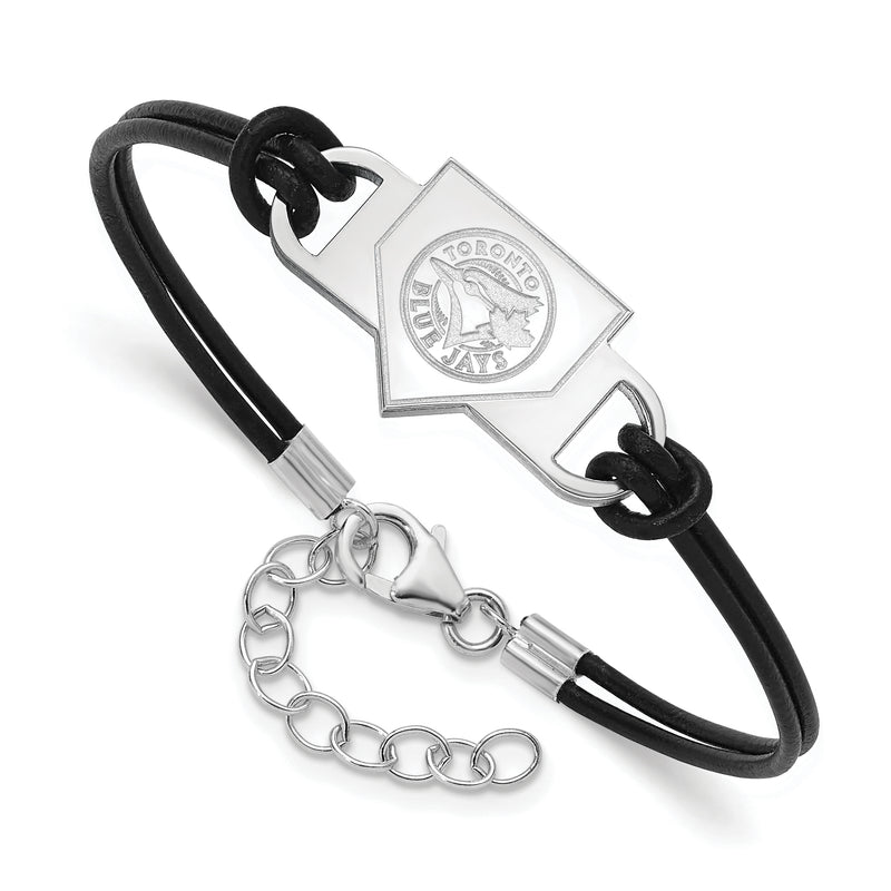  SS MLB Toronto Blue Jays Homeplate Leather Bracelet