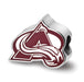 SS Colorado Avalanche A with Avalanche Enameled Extruded Logo Bead