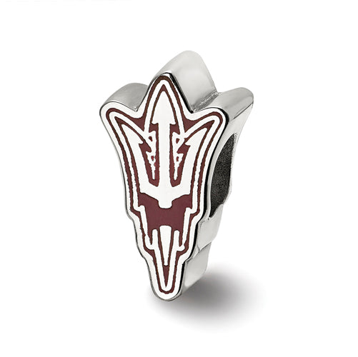 SS Arizona State University Pitchfork Enameled Logo Bead
