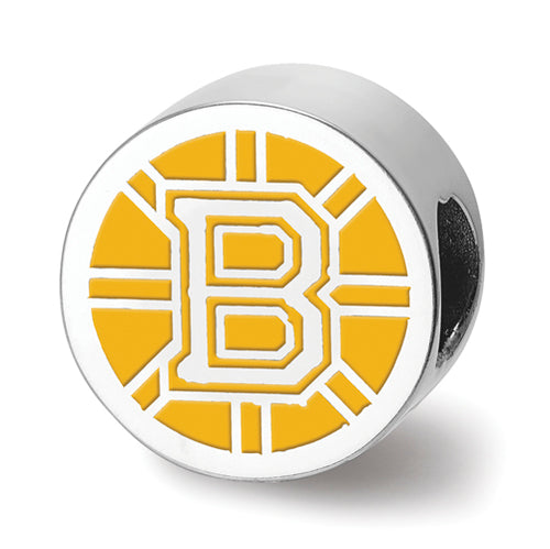 SS Boston Bruins B Primary Enameled Extruded Logo Bead
