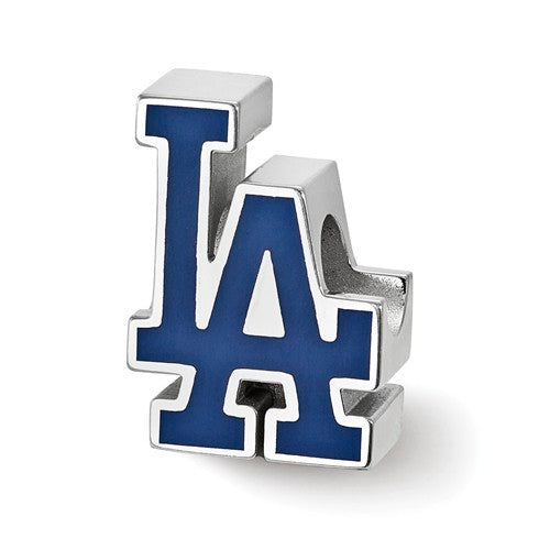 SS Los Angeles Dodgers Enameled Bead