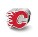 SS NHL Calgary Flames Flaming C Enameled Logo Bead