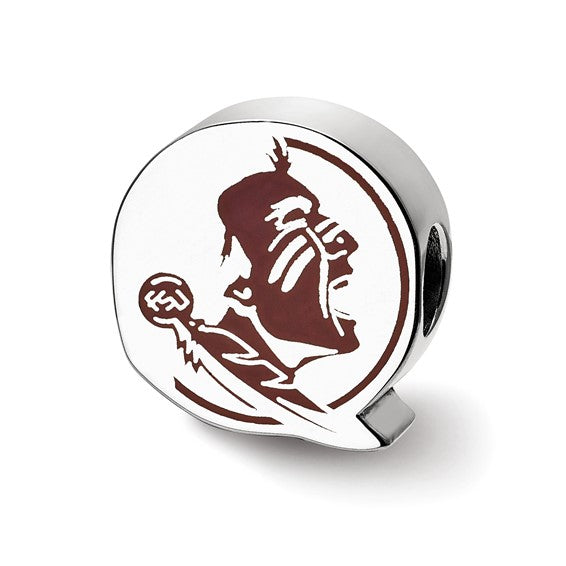 SSFlorida State U Seminole Primary Logo Enameled Bead