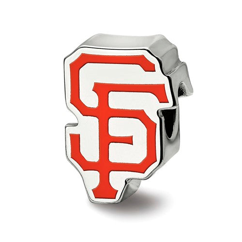 SS MLB  San Francisco Giants SF Enameled Logo Bead