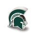 SS Michigan State U Spartan Head Enameled Logo Bead