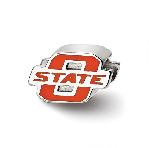 SS Oklahoma State University O-State Enameled Logo Bead