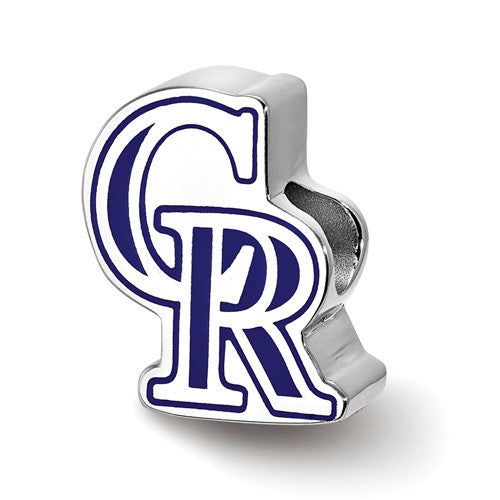SS Colorado Rockies Enameled Bead