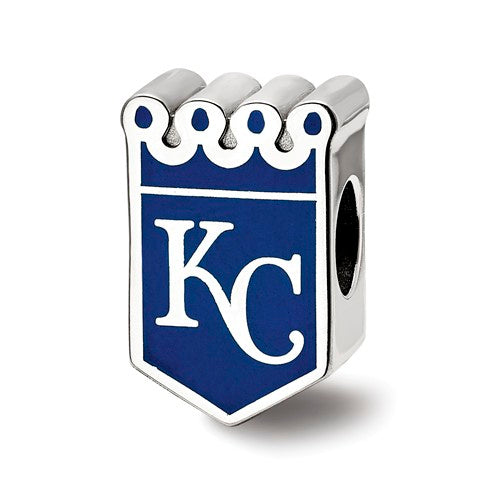 SS MLB  Kansas City Royals KC in Pennant with Crown Enamel