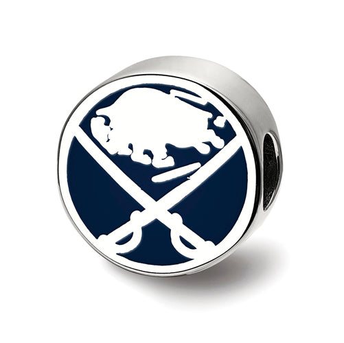SS NHL Buffalo Sabres Enameled Logo Bead