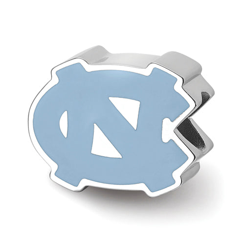 SS University of North Carolina 1-sided Enameled Bead