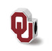 SS The University of Oklahoma 1-sided Enameled Bead