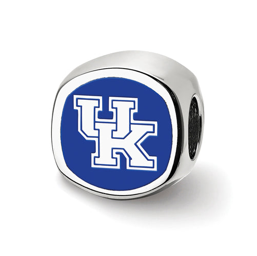 SS The U of Kentucky UK Cushion Shaped Logo Bead