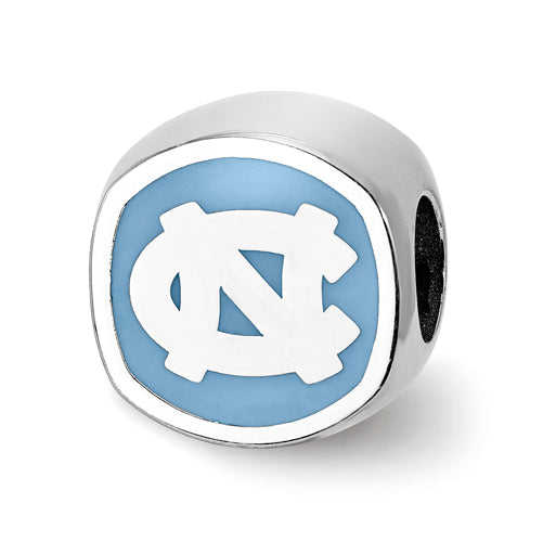 SS The University Of North Carolina Enameled Bead