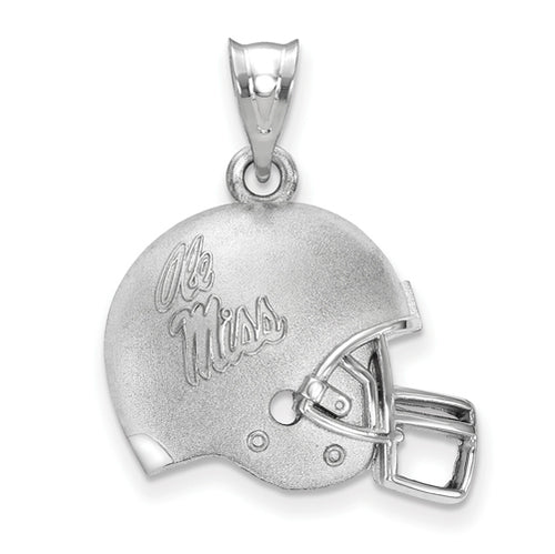 SS University  of Mississippi 3D Football helmet w/Logo Pendant