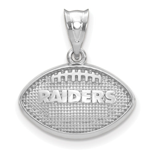 SS  Oakland Raiders Football with Logo Pendant