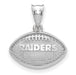 SS  Oakland Raiders Football with Logo Pendant