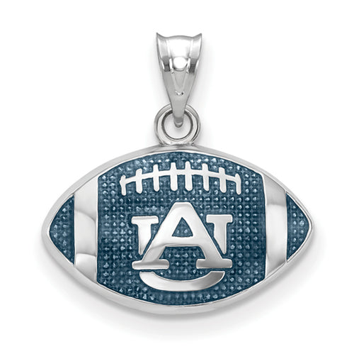 SS Auburn University Enameled Football Pendant