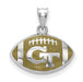 SS Georgia Institute of Technology Enameled Football Pendant