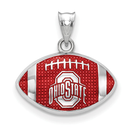 SS The Ohio State Univ. Enameled Football Pendant