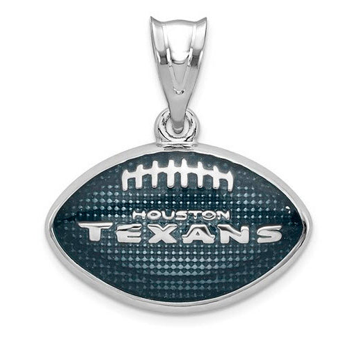 SS  Houston Texans Enameled Football Pendant