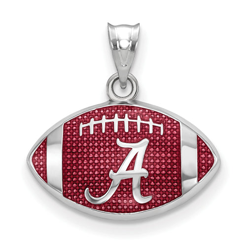 SS The University of Alabama Enameled Football Pendant