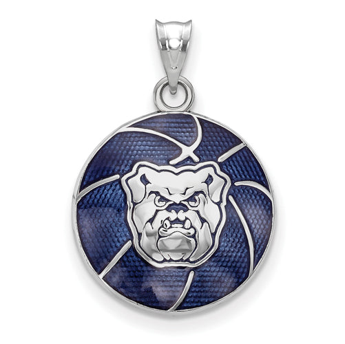 SS Butler Univ. Bulldog Enameled Basketball Pendant