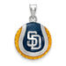 SS MLB  San Diego Padres Enl Baseball Pendant