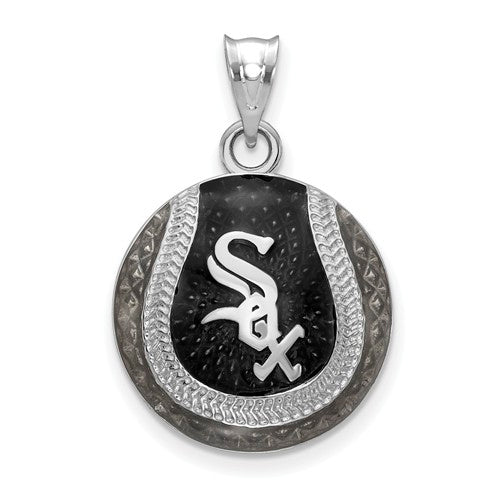 SS Chicago White Sox Baseball Enameled Pendant