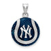 SS MLB  New York Yankees Logo Enl Baseball Pendant