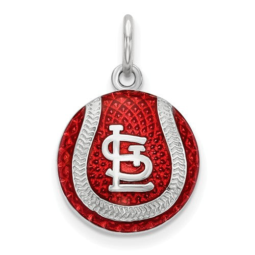 SS St. Louis Cardinals Enameled Baseball Charm