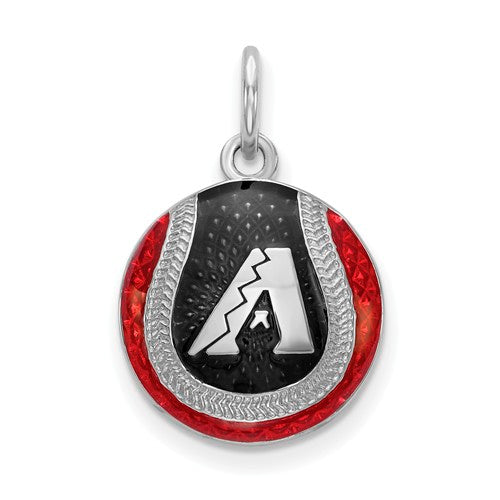 SS Arizona Diamondbacks Enameled Baseball Charm