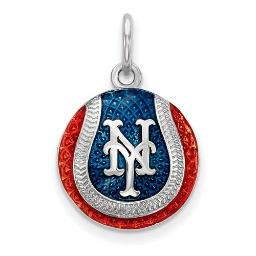 SS New York Mets Enameled Baseball Charm