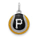 SS Pittsburgh Pirates Enameled Baseball Charm