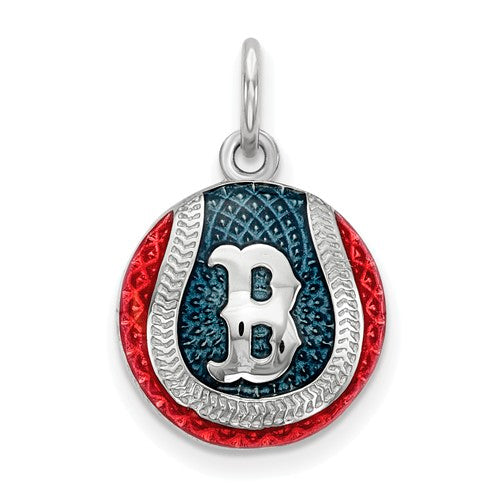 SS Boston Red Sox Enameled Baseball Charm