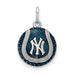 SS New York Yankees Enameled Baseball Charm