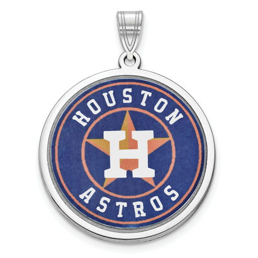 SS Houston Astros Picture Jewelry Disc Pendant