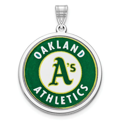 SS Oakland Athletics Picture Jewelry Disc Pendant