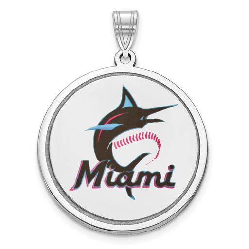 SS Miami Marlins Picture Jewelry Disc Pendant