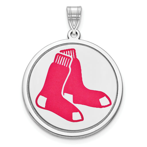 SS Boston Red Sox Picture Jewelry Disc Pendant