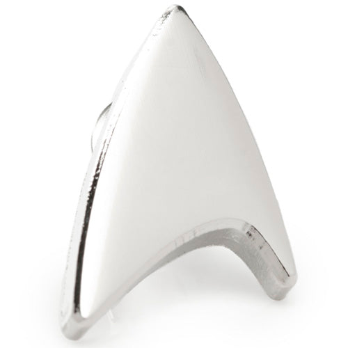Silver Delta Shield Lapel Pin
