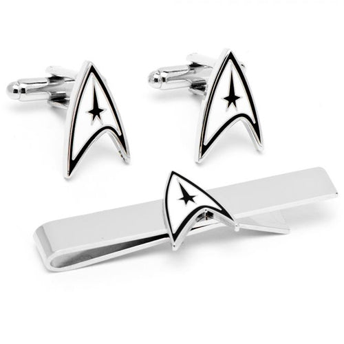 Star Trek Cufflinks Tie Bar Gift Set