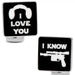 I Love You I Know Icon Cufflinks