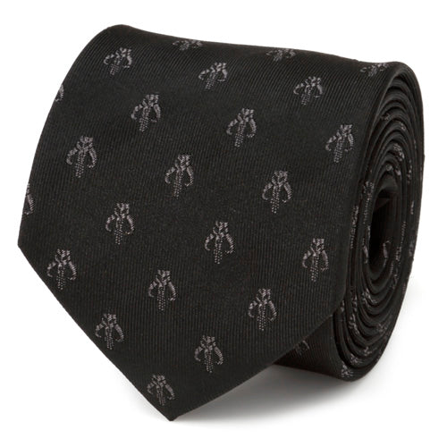 Mandalorian Black Silk Men's Tie