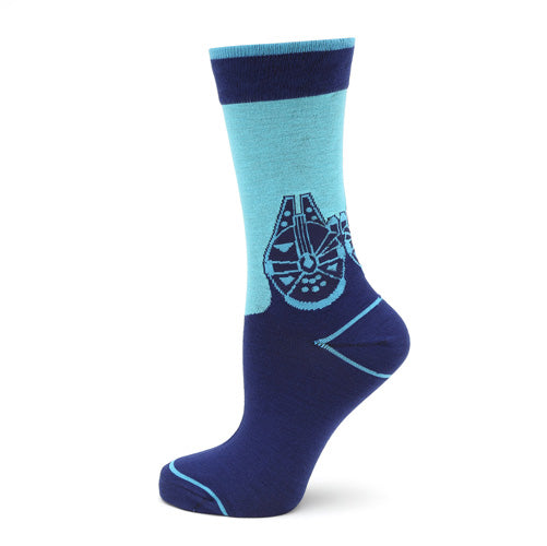 Millennium Falcon Mod Blue Socks