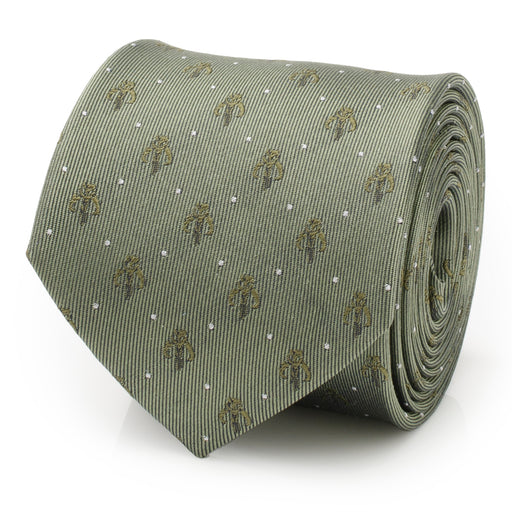 Mandalorian Dot Sage Green Men's Tie