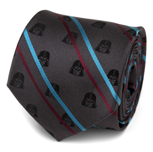 Darth Vader Black Striped Men's Tie