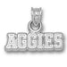 Texas A&M University AGGIES Silver Pendant