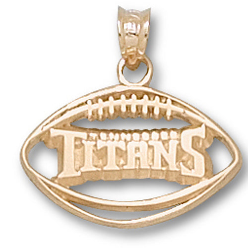 Tennessee Titans Pierced Football