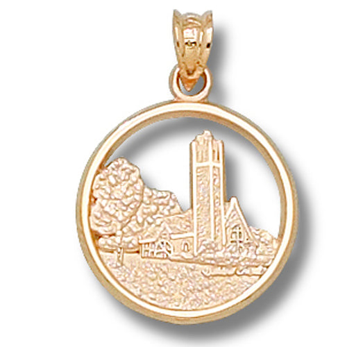 Tufts University CHAPEL 14 kt Gold Pendant